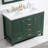 Vitor 48'' Modern And Traditional Bathroom Double Sink Vanity Set With White Italian Carrara Marble Countertop & Backsplash, Fully Assembled-1003077271-1003077274