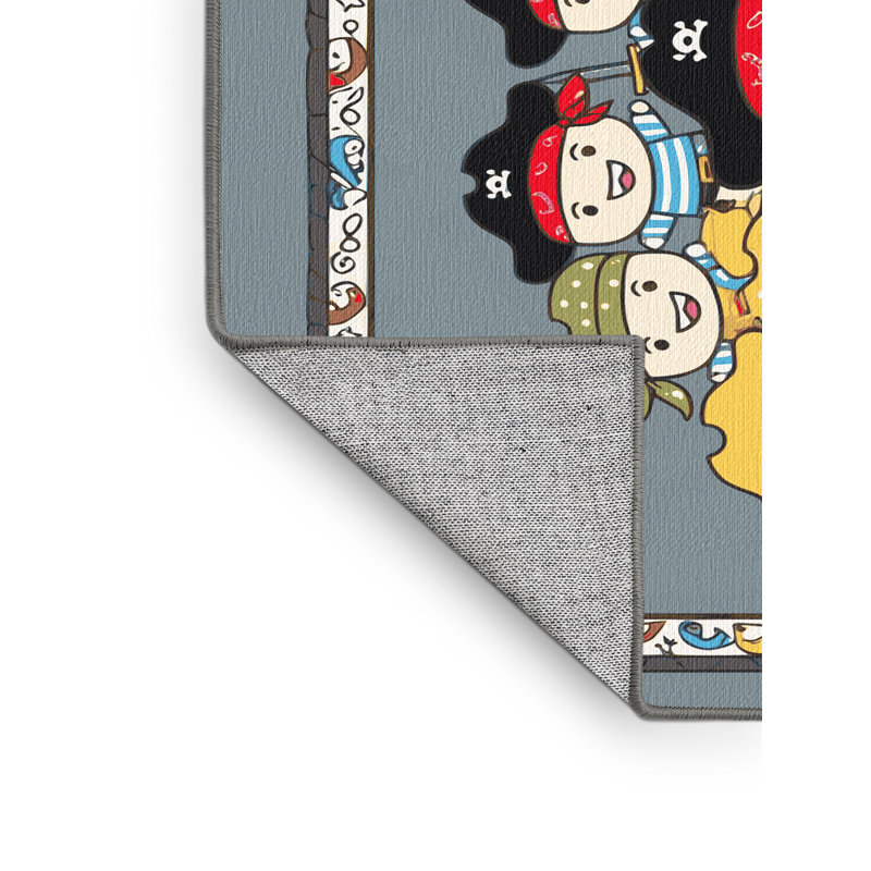 Tapis lavable Sunside Sails Pirates Ocean Kids_Pir012, Rectangle 4pi x 6 pi
