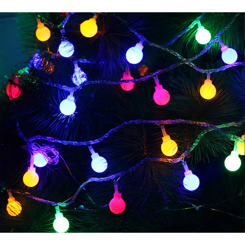 33ft Indoor LED 100 - Bulb Globe String Light, Fairy String Lights