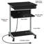22in Laptop Computer Table with Power Outlet