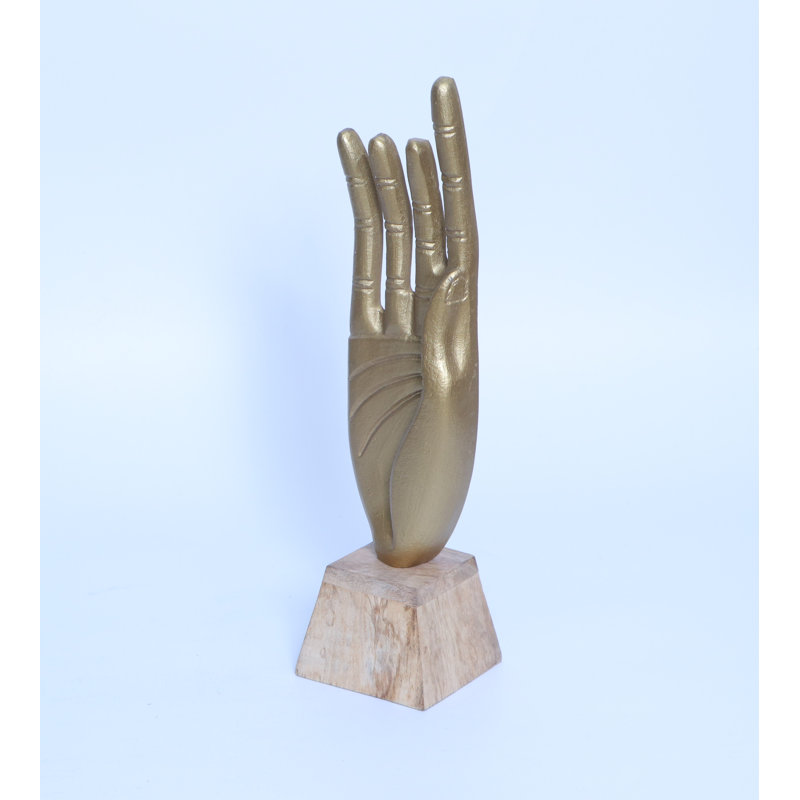 Raising Hand Sculpture