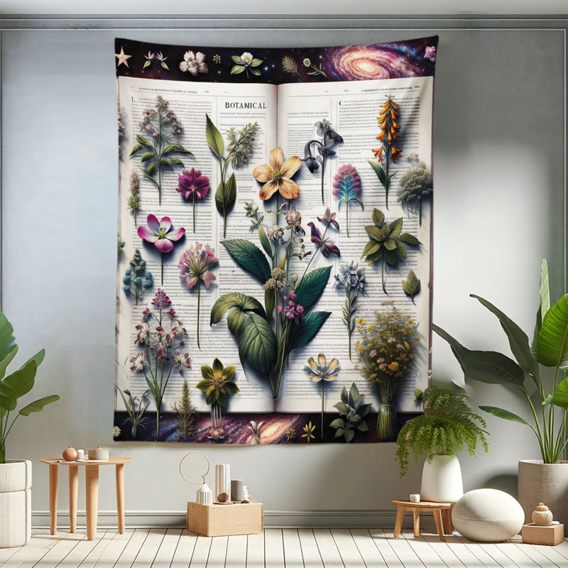 Tapisserie en microfibre, H 88 po x l 68 po