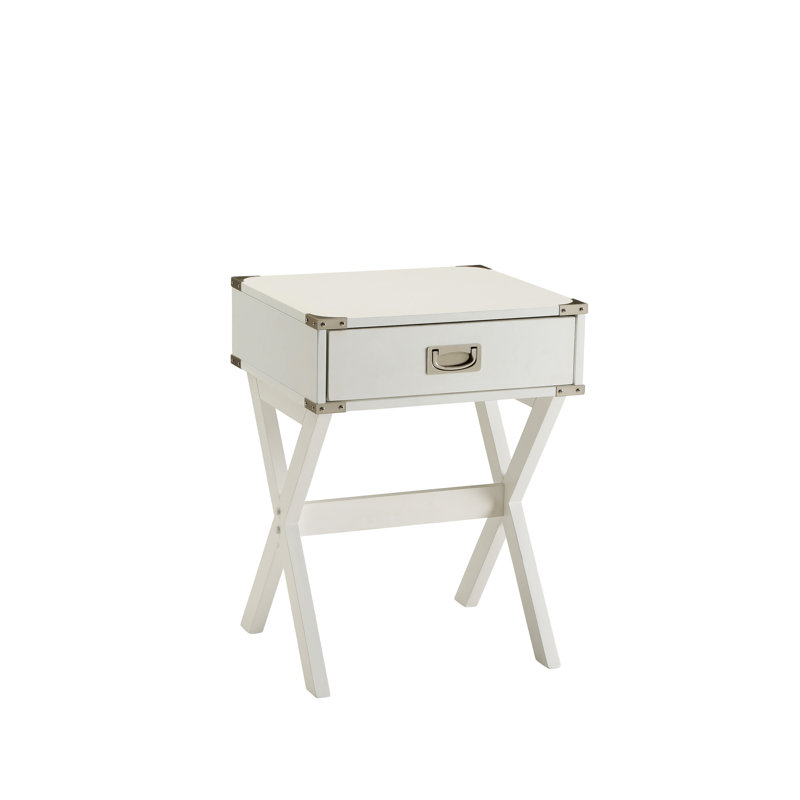 Babs Accent Table, White