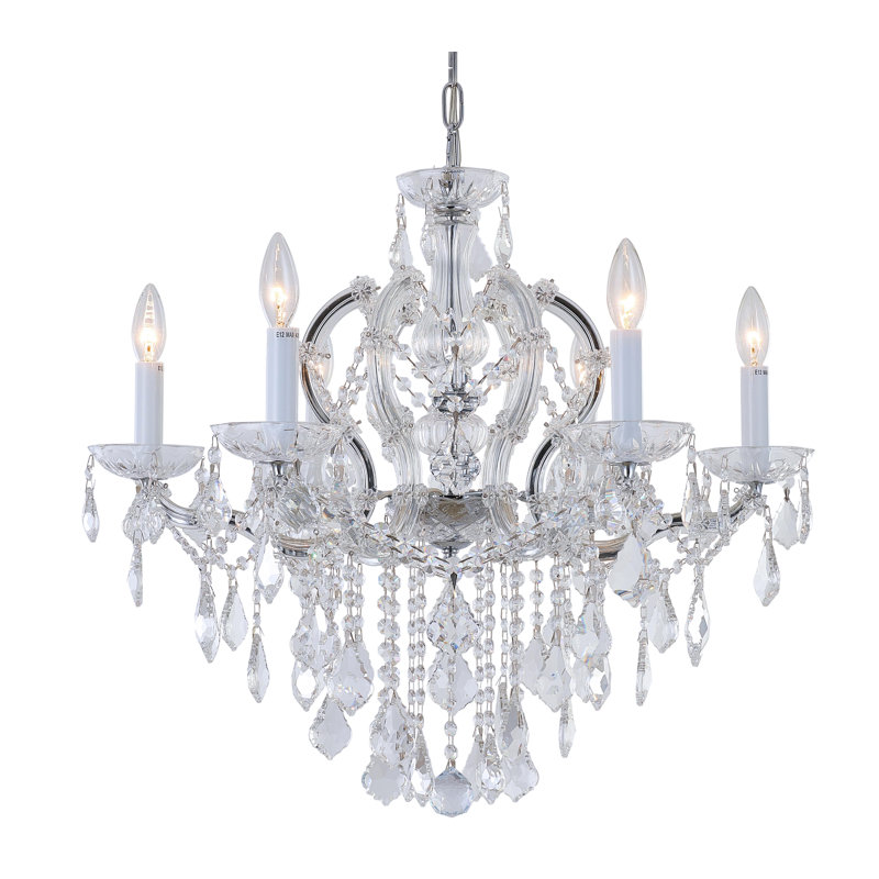 Lustre en cristal 6 lumières Halloran