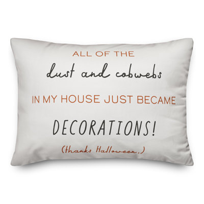 All The Dusk And Cobwebs Throw Pillow