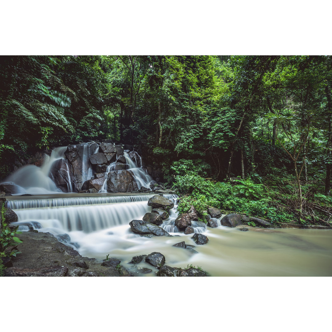 Kathu Wasserfall, Thailand von Sankai - Druck