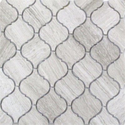 Carreau de mosaïque en marbre 12 po x 12 po