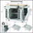 Fluted Kitchen Island with Trash Can Storage, Power Outlets, and Rolling Wheels for Enhanced Mobility and Organization-1580879442