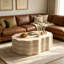 Ensemble de 2 tables basses rondes