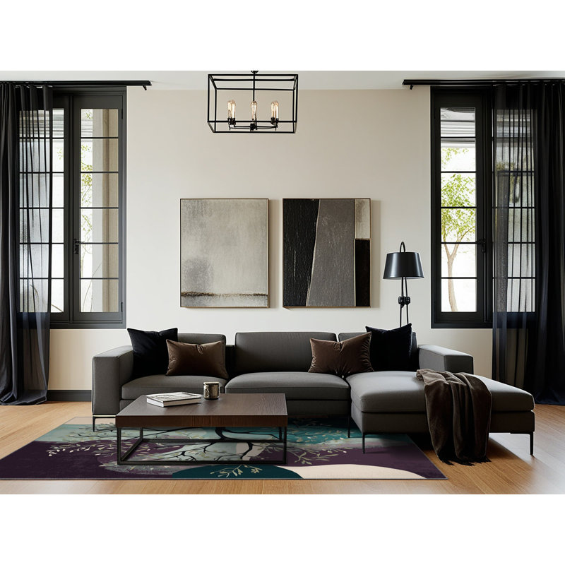 Tapis Emerald Enchantment, Rond 4 pi