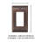 Candler 1-Gang Rocker Wall Plate-2033408762