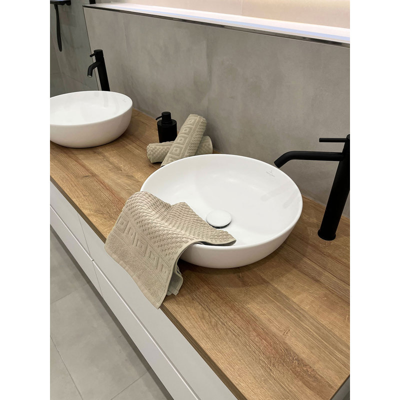 Midweight Hand Towel, Cappuccino