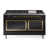 Glossy Black/Brass