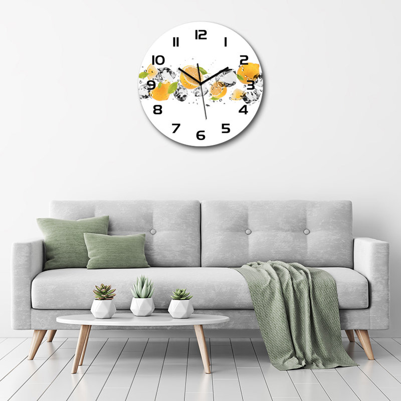Jovelyn Glass Wall Clock