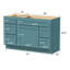 Base de meuble-lavabo simple 51 po seulement-94887137