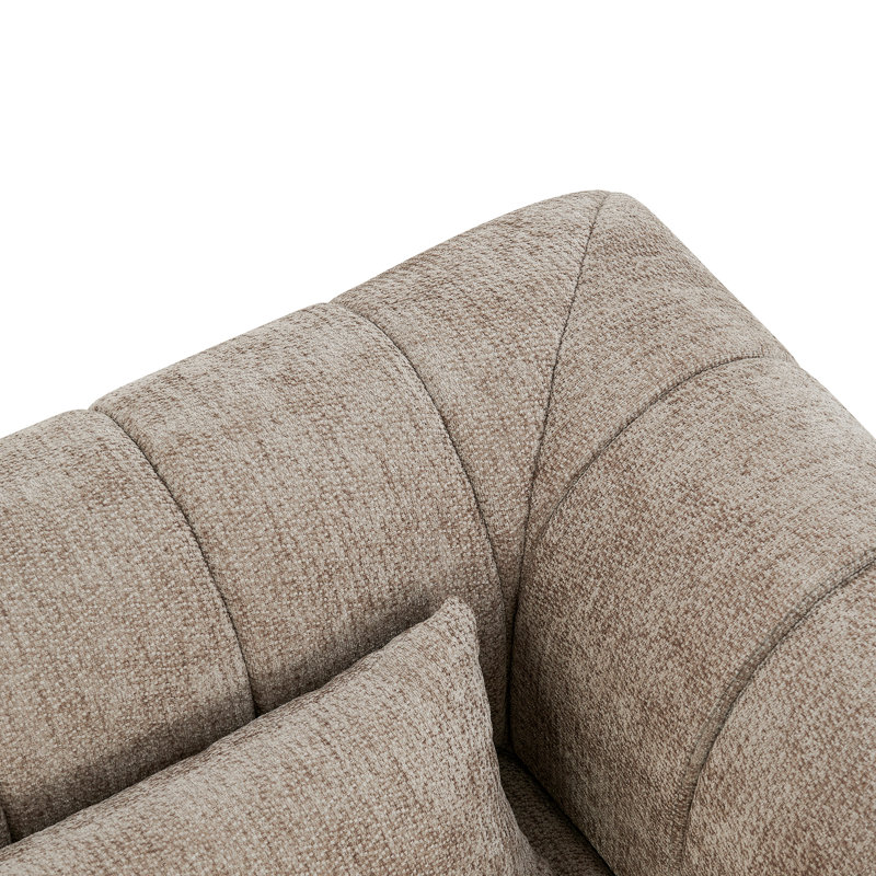Canapé modulaire 145,5 pouces, Espresso