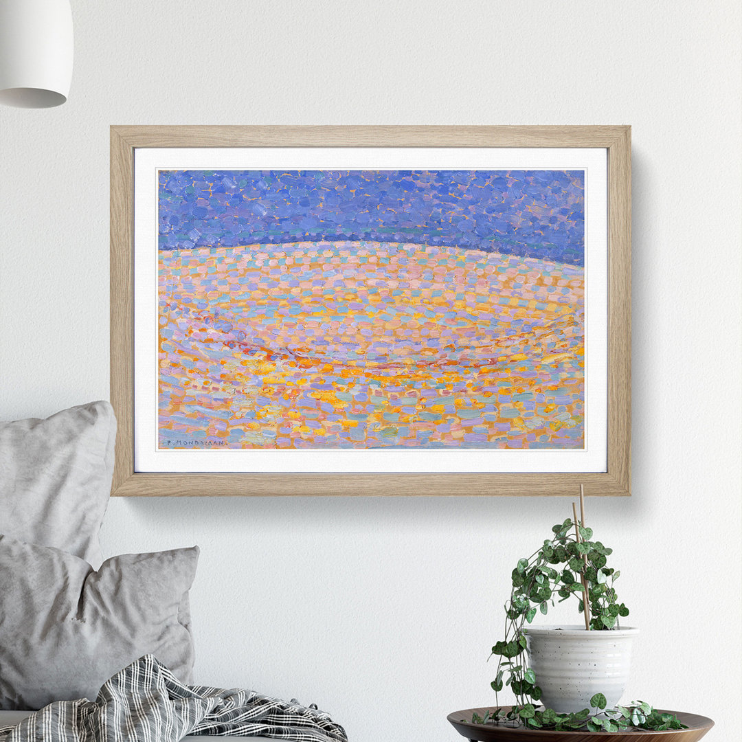 Dune Iii by Piet Mondrian - Picture Frame Painting