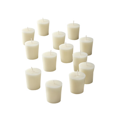 Bougie votive 15 heures Latitude Run®, bougie chauffe-plat longue durée non parfumée pour mariages, fêtes, événements, restaurants et bars, ensemble de 24