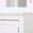 Freestanding Pantry Cabinet With Glass Door, Farmhouse Display Cabinets With Storage, Hutch With Lattice Window