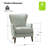  Alayzhia Traditional Upholstered Armchair with Wingback Design-86566976