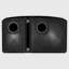 32 in. x 19 in. Quartz Undermount 60/40 Double Bowl Kitchen Sink-89728295