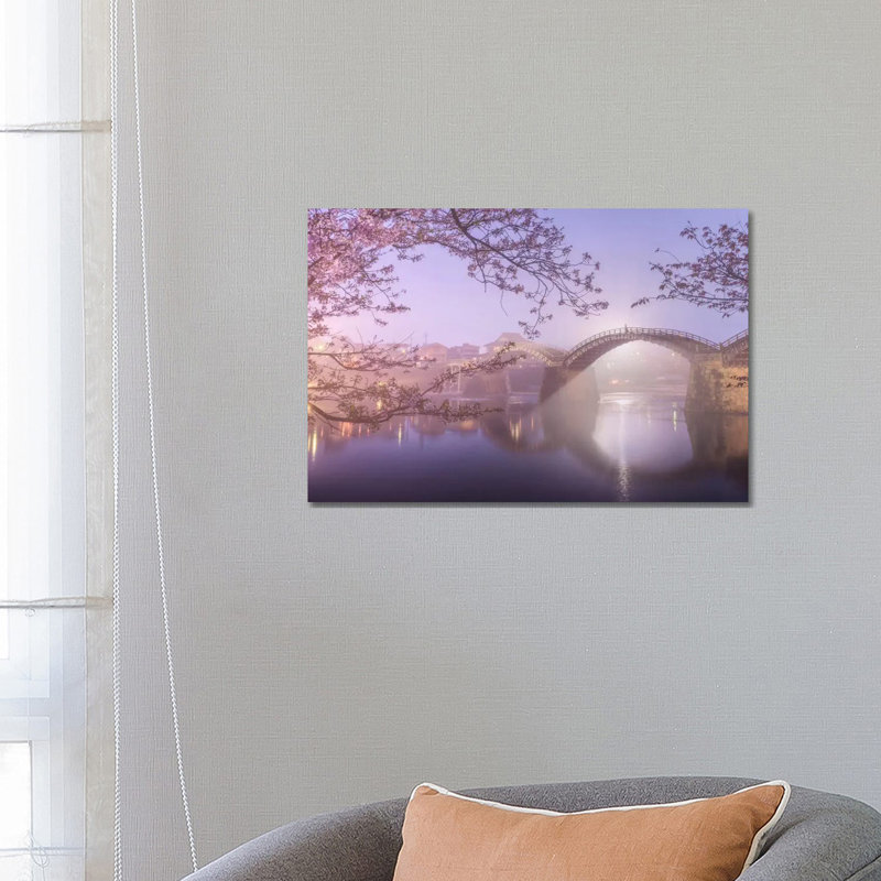 Spring In Japan IV by Daniel Kordan - Print on Canvas, 66.04 cm H x 45.72 cm W x 1.91 cm D, Wrapped Canvas
