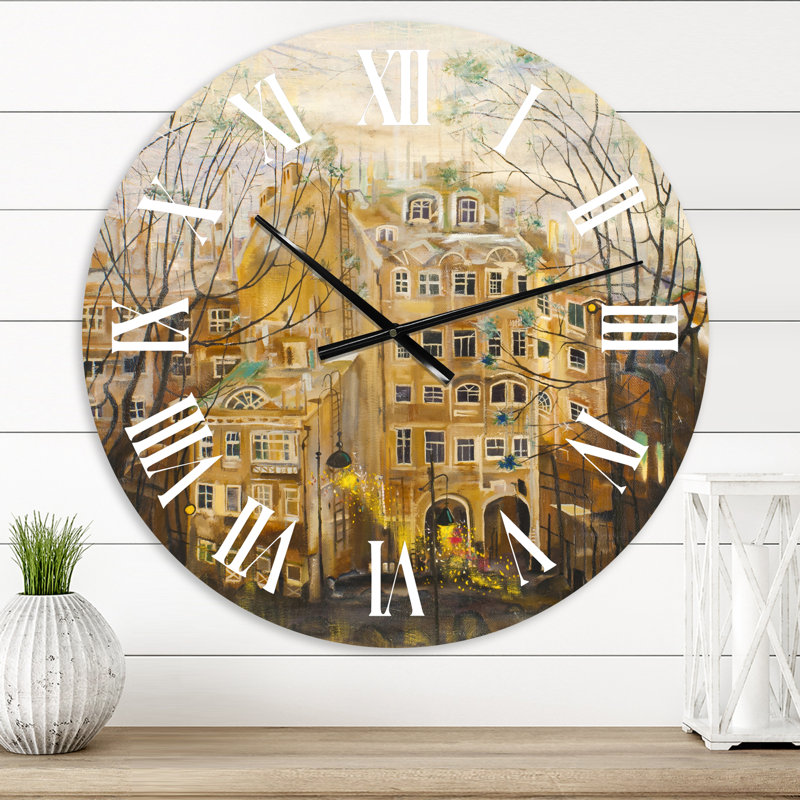 Jardin russe - horloge murale traditionnelle, Petit