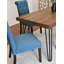 Ensemble de salle à manger exquis avec table en épingle à cheveux, quatre chaises et un banc pour une expérience culinaire améliorée et fonctionnelle-109067693-109067689