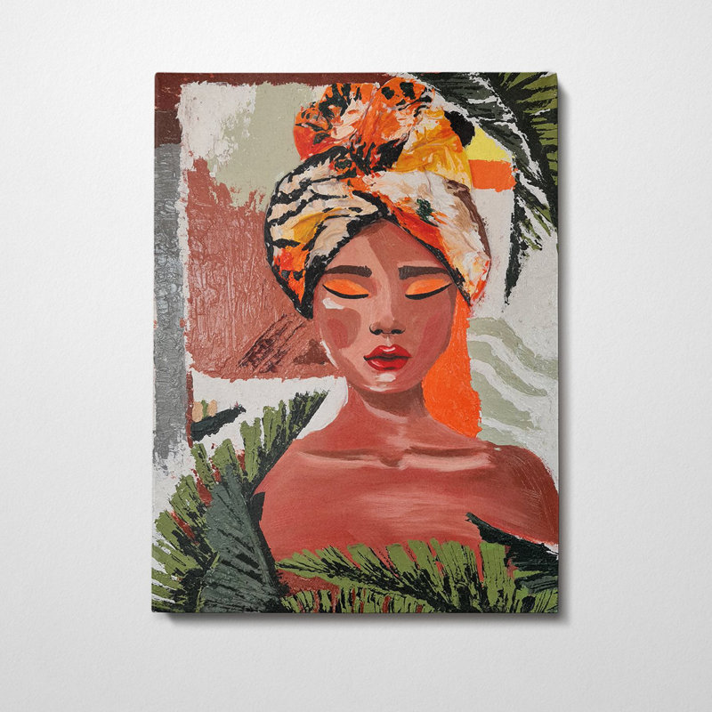 Elena - Wrapped Canvas Painting, 50cm H x 50cm W x 3cm D