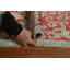 Tapis vert en laine noué à la main de conception unique 9 pi 10 po x 14 pi 4 po New Age