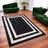 Cowhide Patchwork Rug With Black Frame_8.83 X 12 Ft-1970141046
