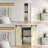 Primed 2-Paneled Sliding Pocket Double Doors White Standard Door with Hardware Kit Set-117432488