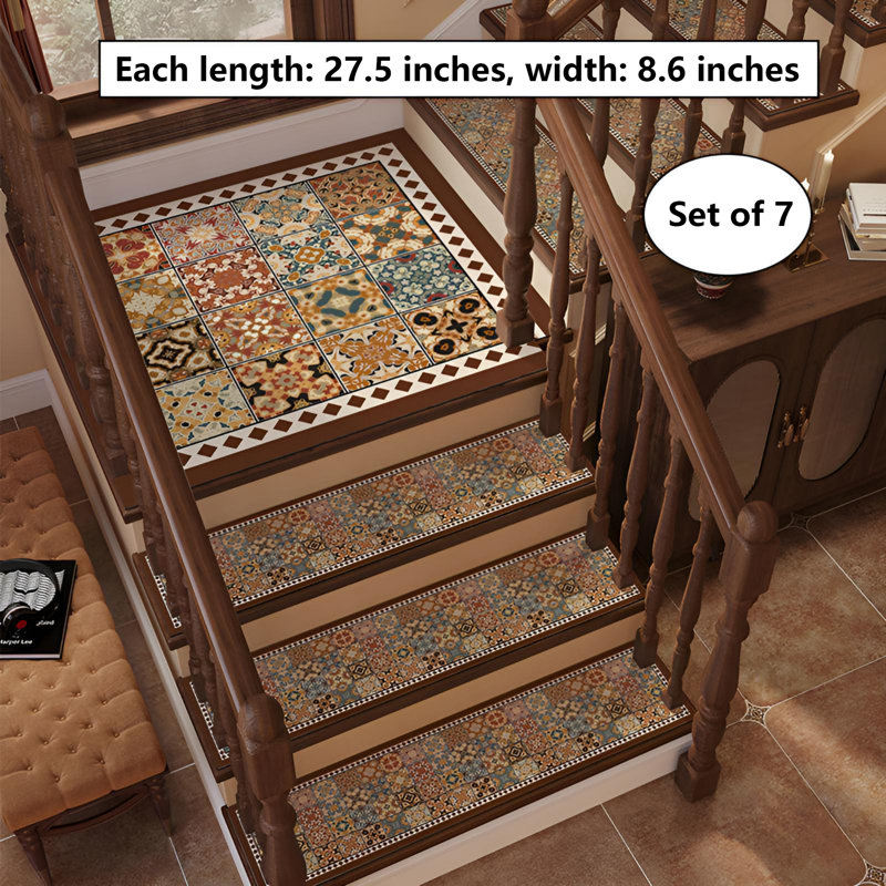Tapis d'escalier insonorisés pour un environnement confortable