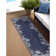 Seraphine Coastal Flatweave Navy Indoor /  Outdoor Area Rug