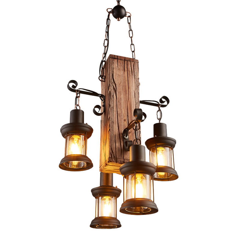 4 - Light Square / Rectangle Chandelier