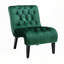 Fauteuil de salon en velours sans accoudoirs-765706690