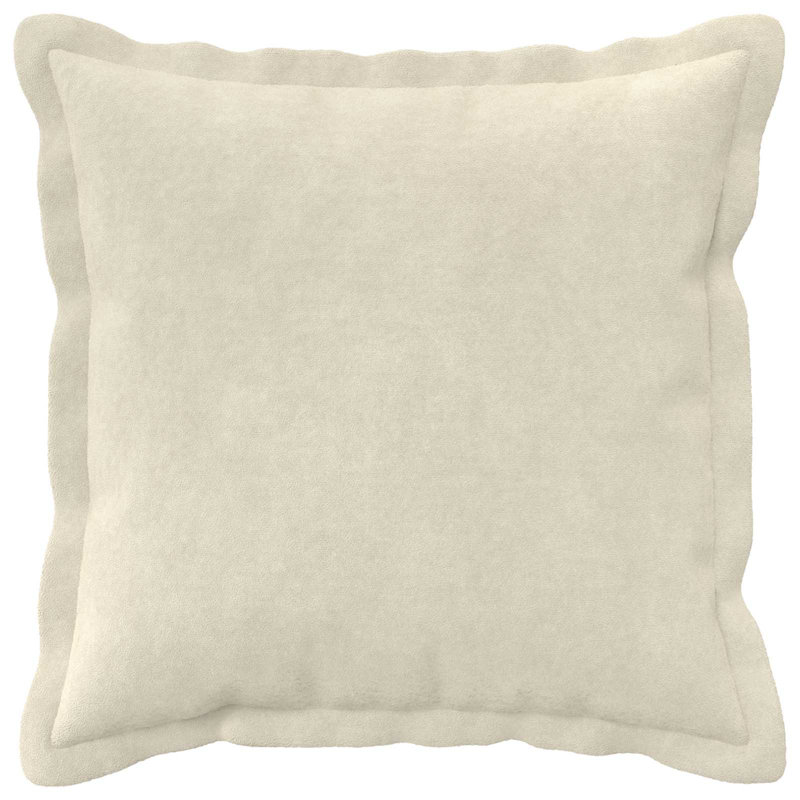 Anthracite Cushion Cover, Square 35cm, Cream