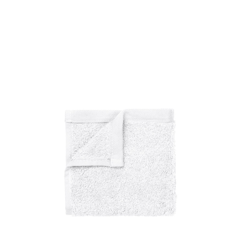 Ensemble de serviettes 100% coton biologique RIVA, Blanc