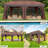 Gazebo 12x20 with Improved Cold-Proof Curtains Nettings Outdoor Gazebo-113901850