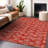 Premium Machine Washable Prisco Red Rug-554215189