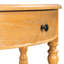Console demi-lune avec tiroir et tablette - table d'appoint rustique, canapé-851103089