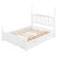 Structure de grand lit avec lit gigogne et 2 tiroirs de rangement-1284109105