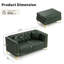Canapé Chesterfield 61,5 po Mid-Century-133286211