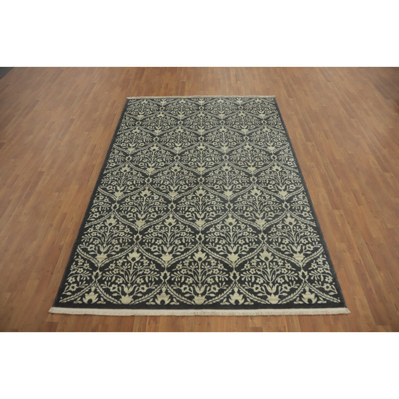 Tapis all-over de style Gabbeh 6 x 9
