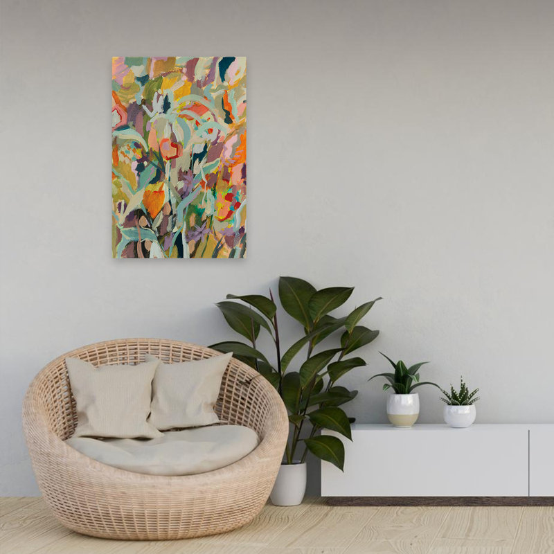 Contemporain et carnaval de printemps bohémien, H 24 po x l 16 po