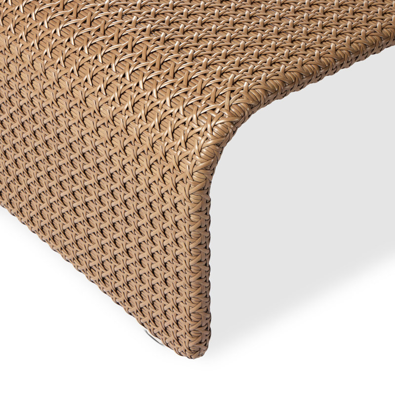 Paige Outdoor Chaise Lounge, Brown