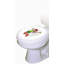Décalcomanie de siège de toilette de Noël Elf sur un siège - Toile de toilette-53883472