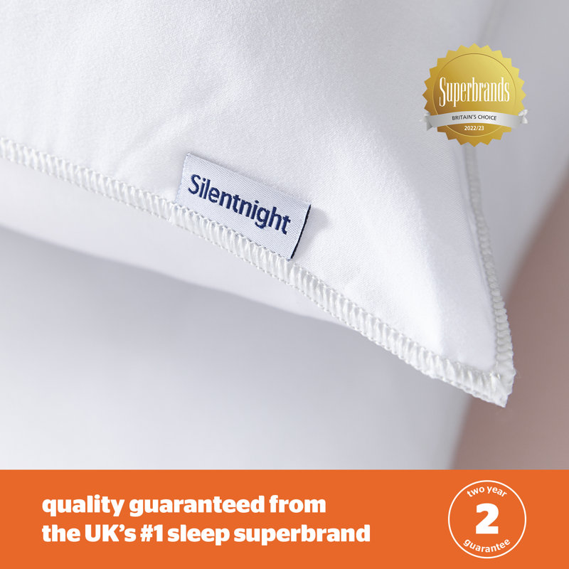 Silentnight Luxury Overlocked Warm And Cosy Pillow - 4 Pack