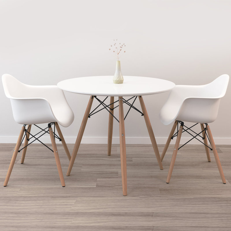  Ensemble de table Pyramid, fauteuils, H 29 po x l 36 po x P 36 po