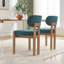 Plush Chenile Fabric Dining Chairs-2108981745